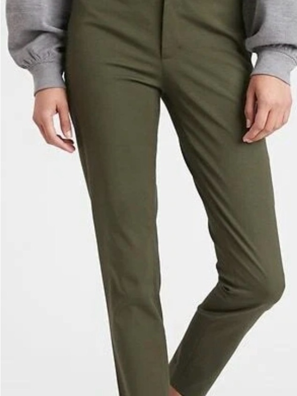Investments Olive Slim Ankle Pants